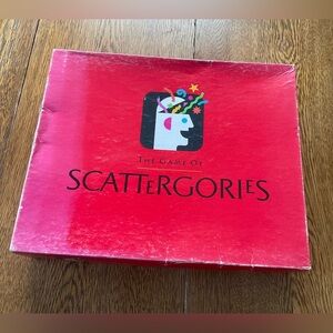 Scattergories Milton Bradley Fast Thinking Game Vintage